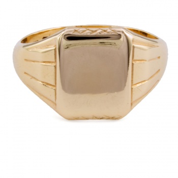 9ct gold 5.2g Signet Ring size S